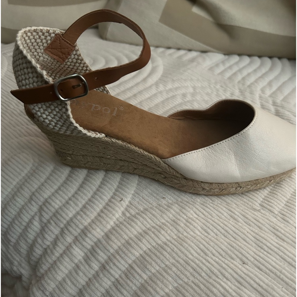 Maypol Leather Espadrille